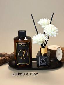 1 Stück, 50ML Lufterfrischer mit 5 Stück Duftstäbchen, geeignet für Badezimmer Geruchsbeseitigung, Schlafzimmer Duft, Wohndekoration, Glasflasche, rechteckig, feder-frei, langanhaltender Duft ätherisches Öl, ideal zum Gerüche entfernen, Valentinstag Geschenk, Aromatherapie, Diffuser, Raumduft, Raumauffrischer