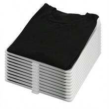 10 Pack T Shirt Organizer Closet Organizer Clothing Trays, Folding Clothes Board Stackable, Shirt Receipt Board Organizer - Grey - View 1