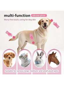 2 pièces Gants de vaisselle en silicone, outils de nettoyage ménager pour femmes, imperméables, isolants et résistants à la chaleur, gants de vaisselle de cuisine, gants de douche pour animaux de compagnie