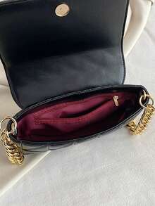 Metallic Quilted Chain Flap Square Bagmatching , Bag, Gifts, Outfit,Perfect For Dress,Wedding Dress,Formal Dresses For Women,Prom Dress, Dress,Birthday Dress,Mini Shell-Shaped Fashion Laser Metal Clutch, Y2K Vintage Metal Frame Chain Shoulder Crossbody Bag, Suitable For Women Formal Dinner, Going Out, Dating, Shopping, Elegant Shell Purse Perfect For Parties Weddings Dinners & Banquets Matches Wedding Dresses Formal Wear Prom Gowns Birthday Outfits,Backpacks, Handbags, Ladies' Handbags, Ladies' Wallets, Ladies' Handbags, Ladies' Work Bags, Ladies' Wallets And Bags, Travel Essentials, Christmas Gifts, Travel Accessories, Gifts For Women, Cosmetic Bags, Personalized Gifts, Elegant Ladies' Wallets, Christmas Wallets, Bridesmaid Gifts, Christmas Gifts For Women - 金色 - 查看 7