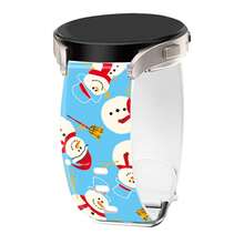 20mm 22mm Christmas Strap For Galaxy Watch 7 6 5 4 40mm 44mm/5 Pro/Watch 6 4 Classic Watch Band Soft Silicone Bracelets