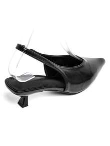 Slingback-Stiefel mit schmaler Zehenpartie – Eleganz und Komfort im Alltag