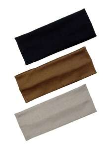 1/4pcs Fabric Headbands, Multi-Color, Fashionable & Versatile Daily Wear For Women,Gym Hair Band Turban Headband Sweatband, School Stuff, College Fall Winter Hair Accessories For Women For Vacation Outfits Woman Elegant Scarf Women Bandanas Soft Headwrap - Multicolor - View 10