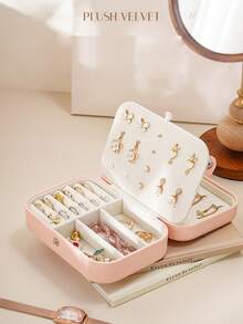 1 pieza Organizador de joyas de viaje, Estuche de almacenamiento de joyas de cuero PU portátil, Caja de joyas antioxidante, Gran regalo para novia, Día de San Valentín, mamá, mujer, Navidad, Acción de Gracias, Año Nuevo Decoraciones de la habitación, Bolsa de maquillaje, Organizador, Almacenamiento, Organizador de maquillaje, Bolsa de maquillaje, Organizador de escritorio, Bolsa de cosméticos, Bolsa de maquillaje, Bolsa de maquillaje, Bolsa, Bolsa de maquillaje, Bolsa de maquillaje, Bolsa de cosméticos, Bolsa de maquillaje grande, Regalos de Navidad, Bolsa, Embrague / Bolso pequeño, Organizador de maquillaje, Bolsa, Soporte de brochas, Mini bolsa, Bolsa de gran capacidad