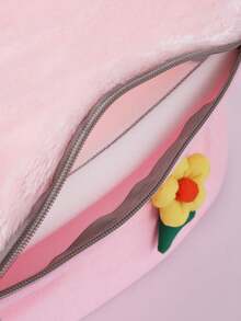 LANGXINGCS 1pc Soft Oval Pet Bed, Flower Decorated Pet Cat Bed, Comfortable Non-Slip Waterproof Oval Pet Nest For Indoor Use Of Medium/Small Pets - Multicolor - View 11