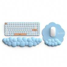 Comfortable Cloud Shape Mouse Wrist Rest Mat Keyboard Support Pad - Nuvem mini - Xem 4