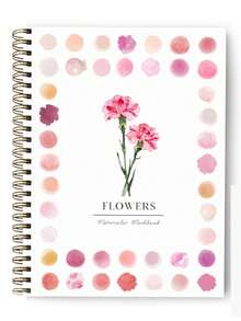 Beginner-Friendly Watercolor Workbook With Paint Brush With Color Palette Watercolor Paint Book Art Painting Supplies