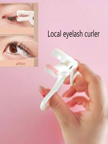 2-delat set med ögonfransböjare, vidvinkel- och deldesign, formning av ögonfransböjare, böjning med ett klick, vidvinkel- och delfransböjare, kompakt och enkel att använda, hållbar utan att klämma ögonlocken, lämplig för kvinnors dagliga användning