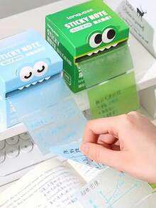 105pcs/Pack Pearlescent Transparent Memo Pad, Suitable For School Supplies, Gifts, Home Reminders, Highlighting, Note-Taking, Etc. - Multicolor - View 7