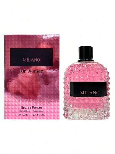 Milano Women's Eau De Parfum 100ml / 3.4oz Bottle | Enchanting Floral & Sweet Scent, Long-Lasting Fragrance That Lingers All Day  Perfect For Date Nights & Special Occasions!