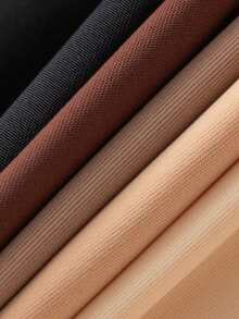 5 Packs True Seamless Vests - Multi Color Ultra-Soft Round Neck Edge-Free Basics