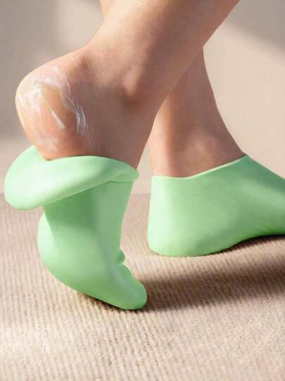 1 Pair Silicone Foot Spa Socks For Dry Cracked Feet, Silicone Moisturizing Socks For Women, Foot Care Silicone Socks, Spa Gel Socks Foot Care After PedicureHydrating Gel Moisturizer For Dry, Cracked Feet - Relaxing Massage, Softenin, Foot Care, Skin Care ﻿