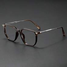 Classic Square Metal Frame Glasses With Clear Lenses, Cyberpunk Style, Unisex - Suitable For Computer Use, Minimalist Design Square Black Frame Transparent Glasses For Men & Women, Versatile Accessory For Back To School, Fashion & Portable, Flattering Facial Shape, Suitable For Daily Decoration, Reading, Gaming, Computers, Back To School, Street Style, Travel, Fishing, Sports, Festivals, Beach, Driving, Vacation, Outdoor Activities, Parties