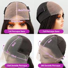 CEXXY 13x6 Brazilian Straight Lace Front Human Hair Wig 100% Real HD Transparent Lace Wigs For Women Deep Part Pre Plucked With Baby Hair Natural Hairline Glueless 5x7 Lace Wig Beginner Friendly Easy Install 360 Full Lace Wig Human Hair For Ponytail Bun Updo Hairstyles - SPure Natural - 查看 11