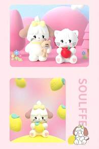 Mikko Dream Launch Series Blind Box Decor - Cute Cat, Dog & Rabbit Anime Figurines | Desktop Ornament & Cartoon Gift (Random Style Shipped) - Multicolor - View 3