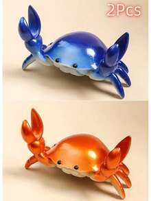 1 件螃蟹形多功能桌面配件，防水创意礼物，手机和眼镜架，举重手机支架，螃蟹形桌面收纳架