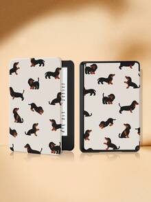 1 pieza Funda protectora para Kindle Paperwhite 5/Kindle NK 11/Kindle Edition con diseño lindo de cachorro de dibujos animados y lunares, función de activación/suspensión automática, ligera y ajustada para proteger tu dispositivo de lectura - Multicolor - Ver 3