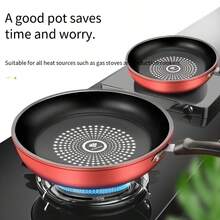 1 Set - Non-Stick Frying Pan Set, Compatible With Gas And Induction Cooktops, Dishwasher - Perfect For Steak, Eggs, Fish - Modern Cookware For Indoor And Outdoor Cooking - Multicolor - View 2