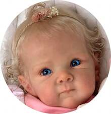 18inch Reborn Baby Dolls Black Girls Silicone Realistic Toddler Lifelike Babies That Look Real Boy Eyes Open - Pink - View 2