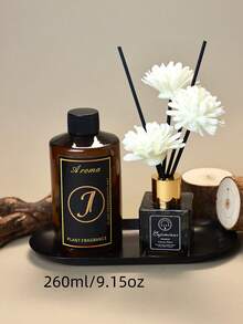 1 Stück, 50ML Lufterfrischer mit 5 Stück Duftstäbchen, geeignet für Badezimmer Geruchsbeseitigung, Schlafzimmer Duft, Wohndekoration, Glasflasche, rechteckig, feder-frei, langanhaltender Duft ätherisches Öl, ideal zum Gerüche entfernen, Valentinstag Geschenk, Aromatherapie, Diffuser, Raumduft, Raumauffrischer