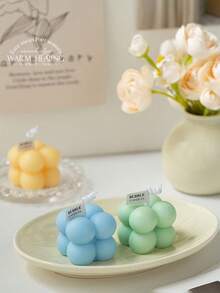 Set de 12 cubos de cera perfumada mini - Adecuado para el Día de San Valentín o cualquier ocasión - Cera de parafina, decoración brillante, regalo ideal para días festivos - Multicolor - Ver 6