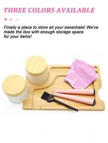 Duże bambusowe pudełko do przechowywania z wyjmowaną tacką i słoikami – dekoracyjny zestaw pudełek, szklanych słoików i akcesoriów. Drewniany zestaw do przechowywania i akcesoriów do domu. Świetny wybór na prezent, stoliki kawowe, stoliki nocne, półki ekspozycyjne lub elegancka dekoracja do domu, prezenty urodzinowe. - Wielokolorowe - Zobacz 5