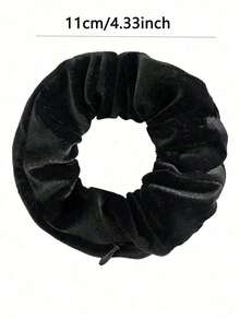 1pc Multi-Functional Hair Tie Storage Pouch - Portable Money Hider & Organizer, Non-Waterproof, Zippered Scrunchie Elastic Hair Tie With Secret Pocket For Keys, Cash, Headset, Accessory Storage - Fashionable Polyester Hair Band Accessory, Large Capacity Makeup Organizer Makeup Case, For Lipstick, Brush, Skincare, Mobile Phone, Coin, Small Items, For Home, Gift, Vacation And Festival Halloween Christmas Multifunctional Use Home Bathroom Decor Summer