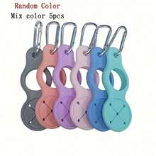 3-Pack Hands-Free Water Bottle Clips - Durable Plastic Ergonomic Design, Mixed Colors (Pink/Orange/Grey), Suitable For Hiking, Camping, Backpacking, And Outdoor Activities - Secure Connection For Convenient On-The-Go Hydration, Water Bottle Accessories - Color Mixing - View 10