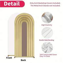 1 buc/65 buc fundal 2D plat, strălucitor, cu grilă neagră și arc de linie aurie, fundaluri pentru decorarea zilei de naștere, aniversării, nunții, absolvirii și petrecerii burlacilor (suportul nu este inclus)