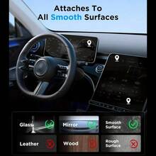 Vacuum Suction Cup, Mobile Phone Magnetic Suction Bracket, Car 2025 New Bidirectional Suction, 360 Degree Rotatable Universaladjustment, Multifunctional , Drama Watching, Live Streaming, Ofice, Car, Home, Outdoor Use - Multicolor - View 11