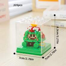 Santa's Cottage, Santa Claus, Christmas Tree, Train, Snowman Micro Particle Building Blocks, Creative Gift, Reindeer Assembly Blocks - Educational ABS Toy Box Packaging, Best Holiday Gift, Indoor Decoration, Christmas Decoration, Adult Building Blocks, Cottage, Gift, Christmas Train Set, Christmas Decoration, Building Blocks, Christmas Decoration, Living Room Christmas Hanging Decoration, Tabletop Decorative Ornament, Ideal Creative Christmas Gift For Family And Friends. - Multi-colored Santa Claus Tree House - View 25