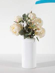 1 Pc Plastic Vase, Living Room Flower Vase Decor, DIY Vase For Floral Arrangement, Artificial Flower Vase, Fresh Flower Vase, Planter For Plant Cultivation, Handmade Vase, Suitable For Bedroom, Wedding, Living Room, Home Desk, European Modern Minimalist Decor Home Decor Room Decor Glass Vase