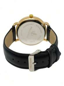 Men's Watch With Leather Strap And Metal Original Launch - Gold/Black - View 3
