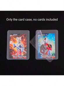 25/50Pcs Card Sleeves Holder Game Cards TopLoaders PVC Hard Plastic Toy Top Loaders For Protectors Trading Storage Gift 3 X 4inches - Multicolor - View 7