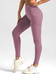 Soyun Mono de mujer con bolsillos laterales, pantalones de yoga, adecuado para yoga, deportes al aire libre y levantamiento de glúteos, color negro, primavera - Blanco y Negro - Ver 4