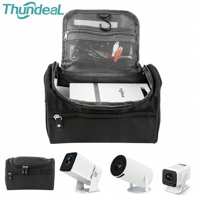  Bolsa de transporte universal para mini proyector ThundeaL, estuche de almacenamiento y transporte para proyector, bolsa de transporte para proyectores TD80W, HY300, HY320
