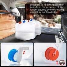 Outdoor Picnic 5.3  Water Storage Pot Foldable Portable Water Bucket With Tap