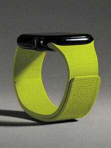 1pc Unisex Litchi Texture Silicone Magnetic Watch Band, Compatible With Apple Watch 42mm, 38mm, 40mm, 41mm, 44mm, 45mm, 46mm, 49mm, Fashionable Smart Watch Replacement Strap For Series Ultra2, Ultra SE2, SE 11, 10, 9, 8, 7, 6, 5, 4, 3, 2, 1