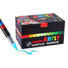 120-192-240 Colors/Set Acrylic Paint Marker Pen Set | Back To School Essentials! Suitable For Halloween & Christmas Painting Supplies! Full Color Range Coverage, Soft Brush Tip For Even Color Application, Long-Lasting Vibrant Colors, Suitable For Paper, Plastic, Canvas. Great For Back To School DIY Art Creation, Classroom Decor, Precise Ink Control, Suitable For Professional Art Use