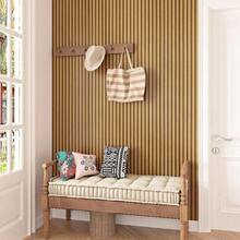 Brown Wood Slat Wallpaper Peel And Stick Wood Panel Wallpaper For Walls Dr Waterproof 3D Textured Faux Wooden Contact Paper For Bedroom Living Room Cabinets Countertops 17.71"X118",18646643