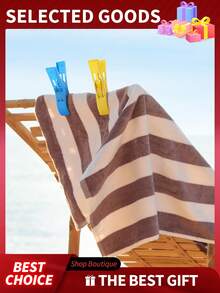 1/4/8/Pcs Large Colored Clothespins, Beach Towel Clips, Multifunctional Towels, Beach Chairs, Etc., Durable And Colorful (Yellow, Red, Blue,Green), Towel Clips,Plastic Hanger, Chair Clips, Towel Racks, Windproof And Colorful, Suitable For Bathroom Accessories Drying Quilts And Clothes, Pool Chairs, Sun Loungers, Outdoor Activities And Beach Travel