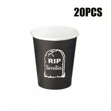10/20/40pcs 9oz 30th Birthday Party Cups Death To My 20s Birthday Party Decorations - RIP To My Twenties Party Cups 30th Birthday Party Disposable Tablewares Supplies - 30 Year Old Birthday Party Favors For Women Men 30th Birthday Decorations - 20th - View 6