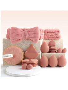 20 miếng bông mút trang điểm, bông tán kem nền, bông mút đánh kem nền, miếng tẩy trang, phụ kiện trang điểm, giá cả phải chăng, thích hợp làm quà Giáng sinh, mỹ phẩm, dụng cụ trang điểm, hàng giá rẻ, quà tặng, quà tặng cho nữ, quà Giáng sinh - Nhiều màu - Xem 17