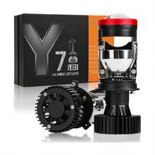 High Power Y7 30000LM Mini H4 Projector LED Lens H4 LED Car Headlight Upgrade Auto Car Lights Of Y6 High Low Beam Lamp - Y7 - View 10