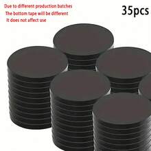 Magnetic Dots - Self Adhesive Magnet (0.8" X 0.8") Peel & Stick Circles Industrial Flexible Sticky Magnets Sheets Is Alternative To Squares, Stickers, Strip And Tape (5/10/15/20/25/30/35/40/50/100 Pcs) - Black - View 17