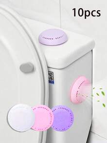 1/5/10pcs Aromatherapy Air Freshener (With Box) - Home, Car, Wardrobe, Aromatherapy Deodorant, Car Air Freshener, Air Freshener Capsules, Punch-Free Solid Aromatherapy Patch, Wardrobe Deodorizer, Pet-Friendly Air Freshener, Long-Lasting Slow-Release Car Aromatherapy Patch, Deodorant Capsules, Bathroom Deodorant Patch, Bathroom Gadgets - Lavender - View 2