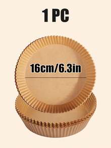 200/100 Pieces 8"/6.3" Disposable Air Fryer Mat, Square/Round Air Fryer Paper Liners, Paper Bowl For Basket, Baking Tray, Oven Accessories, Cooking Tools, Kitchen Utensils, Kitchen Accessories