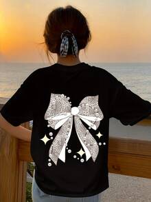 Tween Girls T-Shirts - 黑色 - 查看 1