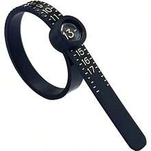 Ring Sizer Measuring Tool, Reusable Finger Size Adjuster For Loose Rings - 隨機顏色-1件 - 查看 2