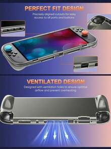 For Nintendo Switch 2 Protective Case With 4K HD Screen Protector & Shockproof Soft TPU Protective Shell - Fit For Nintendo Switch 2 Console